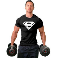 Men's Graphic Print T-Shirt Superman T-Shirt Crew Neck - Short Sleeve - Fashion Tee