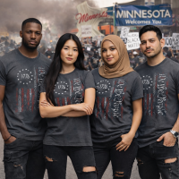 Men's Graphic Print T-Shirt  We The People 1776 American Patriotic Shirt Crew Neck - Short Sleeve - Fashion Tee