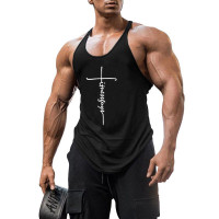 Men's Muscle Tee  Athletic Fitness Tank Top Round Neck - Sleeveless