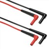 TL222 SUREGRIP SILICONE RIGHT ANGLE TEST LEAD SET 2X SILICONE TEST LEAD