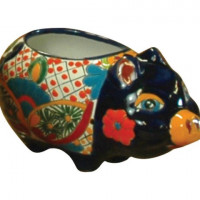 Avera Products APG075060 6 in. Talavera Pig Planter - pack of 4