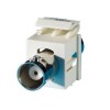 KSBNC KEYSTONEBNC FEEDTHRU 93 OHM FOG WHITE