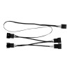 4-Pin PWM Fan Splitter Cable PST Splitter Cable for Four Fans SKU CA-4PINPW