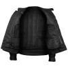 Black Mesh Motorcycle Jacket with Insulated Liner and CE Armor