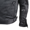 Black Mesh Motorcycle Jacket with Insulated Liner and CE Armor