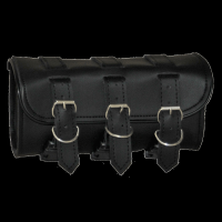 Vance Leather 3 Strap Square Plain Tool Bag