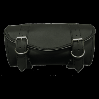 Vance Leather 2 Strap Plain Hard Shell Tool Bag with VShaped Flap