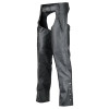 Deep Pocket Motorcycle Leather Chaps