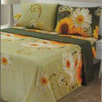 Floral Bed Sheets Set 4 Piece Set Deep Pocket Bed Sheets Multicolor Queen & King Size