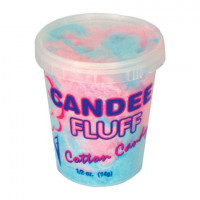 Candee Fluff 3049 0.5 oz Vanilla Cotton Candy - pack of 34