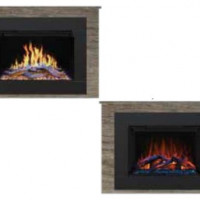 Modern Flames Display Cabinet for 36" Orion / Redstone Fireplaces - Cabinet ONLY - Gray Finish