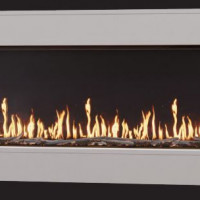 Modern Flames Floating Mantel Set   Ready-to-Finish - Orion Multi 52" -  Wall Mounted