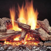 Majestic Duzy Series  Gas Log Sets - Up to 17 000 BTUs: Attractive design and efficient heating.