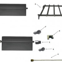 24" Sand Pan Burner Hearth Kit NG Safety Pilot: Fuel Type Propane Manual Control