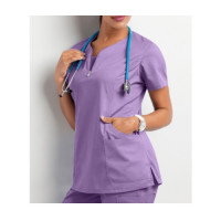 Premium Medical Scrubs Tops Only Comfort Fit Straight & Side Pockets 3 colors