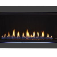 Majestic Jade Series Available in 32" and 42" Fireplace Systems - Tempered Glass and Bronze Glass Media