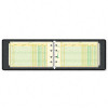 National Brand Four-Ring Ledger Binder Kit- 100 Ledger Sheets- 8 1/2 x 5 1/2