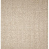 Anji Mountain Bamboo Rug Co. 4Ft X 6Ft Zatar Ribbed Loop Pile Natural Wool and Jute Rug