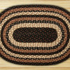 Capitol Earth Rugs Mocha-Frappuccino Jute Braided Rug