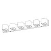 Dainolite 6 Light Vanity- Polished Chrome