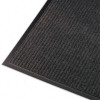 Crown Needle Rib Wipe Scrape Mat- Polypropylene- 36 x 120- Gray