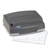 GBC Swingline 50-Sheet 350MD Electric Three Hole Punch- 1/4 Holes- Gray