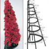 Creative Displays - 5 Foot Half Round Tree Rack - includes 25 6in. rings