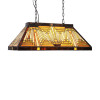 Chloe Lighting Innes Mission 3 Light Blackish Bronze Island Pendant - 28 in.