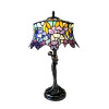 Chloe Lighting Sophia Wisteria 1 Light Antique Dark Bronze Table Lamp - 13 in. Shade