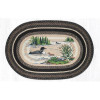 Capitol Importing 5 x 8 ft. Jute Oval Loons Patch