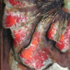 Empire Art Primo Mixed Media Sculpture - Red Poppy Detail