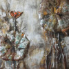 Empire Art Primo Mixed Media Sculpture - Water Lilly Pads 1