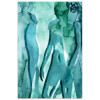 Empire Art Direct 48 x 32 in. Human Abstract Water Women II Frameless Tempered Glass Panel Contemporary Wall Art