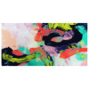 Empire Art Direct 36 x 72 in. Colorful Abstract Frameless Tempered Glass Panel Contemporary Wall Art