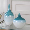 212 Main 20084 Carla Teal White Vases
