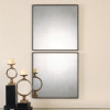 212 Main 13932 Matty Antiqued Square Mirrors Set of 2