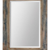 212 Main 13829 Bozeman Distressed Blue Mirror
