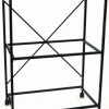 YML Three Shelf Stand for Medium Bird Breeding Cage in Black