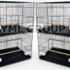 YML Lot of 4- .5 in. bar spacing small breeding cages in Black.
