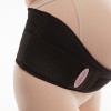 abrialla MS-96 i 6 in. Deluxe Breathable Maternity Medium Support Belt Black -