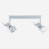 Jesco Lighting 70W Two Light H-Series Track Head White