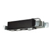 Jesco Lighting Four Light Linear Line Vage White Trim & Black Interior