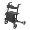 MABIS HealthSmart; Gateway Rollator- Black