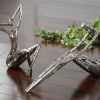 212 Main 19502 Dahy Antique Silver Statues Set of 2