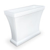 Mayne 40 in. Bordeaux Trough Planter White