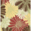 Nourison 11251 Home & Garden Area Rug Collection Green 7 ft 9 in. x 10 ft 10 in. Rectangle