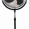 Optimus 20 in. Industrial Grade HV Oscil Stand Fan - Chrome Grill