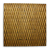 HomeRoots Furniture 36 x 36 in. Metallic Ridge Gold Wall Art