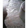HomeRoots 0.25 x 6 x 7 in. Scotland Cowhide Rug Grey Silver