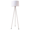 Ore Furniture 3 Legged White Floor Lamp